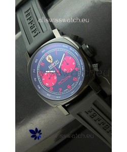 Ferrari Chronograph Swiss Replica Watch in Black Dial