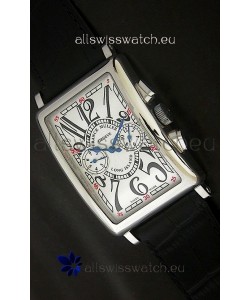 Franck Muller Long Island Japanese Replica Watch in White Dial