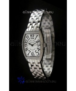 Franck Muller Casa Blanca Japanese Replica Watch in White Dial