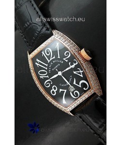 Franck Muller Casa Blanc Japanese Replica Watcha in Black Dial