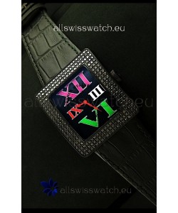 Franck Muller Geneve Infinity Japanese Special PVD Watch in Multi Color Roman Markers