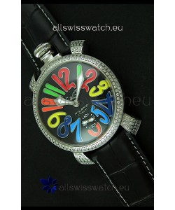 Gaga Milano Italy Manuale Replica Japanese Watch in Colorful Markers