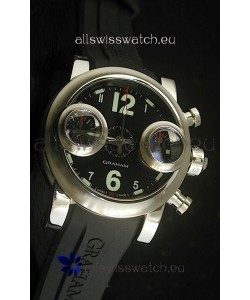 Graham Chronograph Swordfish Swiss Replica Watch in Black Dial