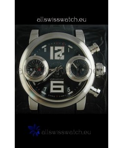 Graham Chronograph Swordfish Swiss Replica Watch in Black Dial