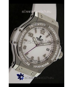 Hublot Big Bang King Swiss Quartz Watch in White Dial