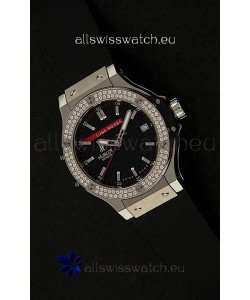 Hublot Luna Rossa Swiss Quartz Watch in Diamond Plated