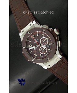 Hublot Big Bang Ceramic Bezel Watch Carbon Dial - 1:1 Mirror Replica