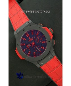 Hublot Big Bang Ceramic Sandblasted Matte Watch in Red - 1:1 Mirror Replica