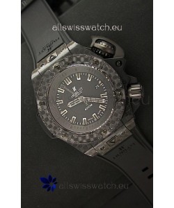 Hublot Diver 4000m Swiss Replica Watch Full Carbon Black Dial