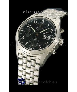 IWC Pilot Replica Watch in Black Dial