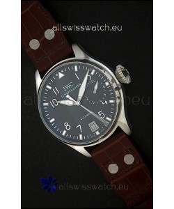 IWC Die Grosse Fliegeruhr Swiss Replica Watch in Black Strap