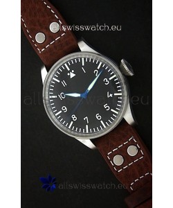 IWC Pilot Automtaic Swiss Replica Watch in black Dial