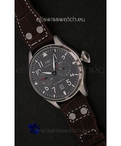 IWC Die Grosse Fliegeruhr Swiss Replica Watch in Dark Grey Dial 