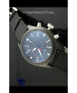 IWC Pilot Top Gun Automatic Swiss Replica Watch in Black PVD