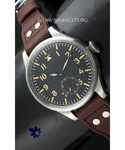 IWC Vintage Big Pilot Swiss Replica Watch in Black Dial