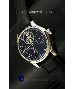 IWC Portugese Mystere TourbillonSwiss Replica Watch in Black Dial