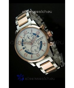 Mont Blanc Flyback Japanese Automatic Replica Watch Two Tone Casing