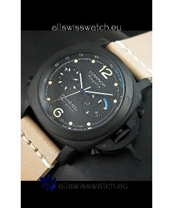 Panerai Luminor Regatta Rattrapante Japanese Replica PVD Watch