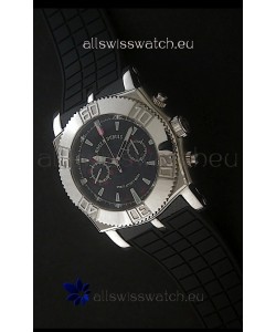 Roger Dubuis Lemania Easy Diver Swiss Watch in Black Dial