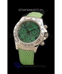 Rolex Daytona Cosmograph Swiss Replica Steel Watch in Green Pearl Dial