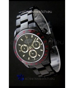 Rolex Daytona Cosmograph Swiss Replica Black PVD Watch 