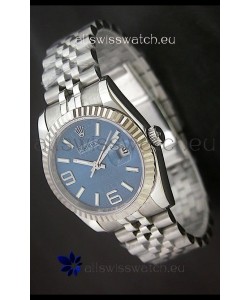 Rolex DateJust Replica Mens Watch in Blue Dial