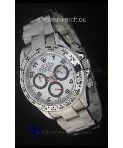 Rolex Daytona Cosmograph Swiss Replica Stainless Steel Watch 