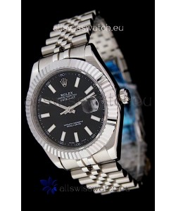 Rolex DateJust Japanese Replica Watch in Black Dial