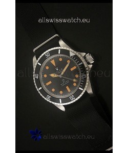 Rolex Vintage Submariner Japanese Replica Watch in Orange Markers