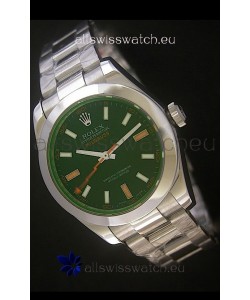 Rolex Oyster Perpetual Milgauss Swiss Replica Watch in Black Dial