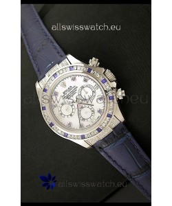 Rolex Oyster Perpetual Cosmograph Daytona Swiss Replica Watch in Blue Strap