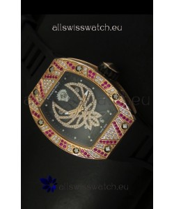 Richard Mille RM051 Tourbillon Swiss Watch in Pink Gold Case
