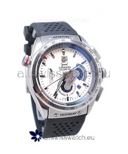 Tag Heuer Grand Carrera Calibre 36 Japanese Automatic Watch in White Dial