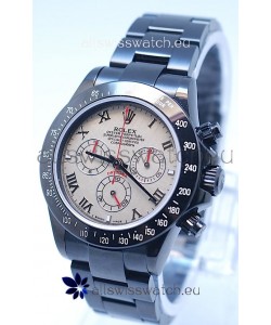 Rolex Daytona Cosmograph Project X Design Black Out Edition Series II Swiss Watch in Pink Pearl Dial 