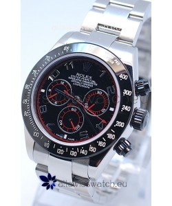 Rolex Project X Daytona Limited Edition Series II Cosmograph MonoBloc Cerachrom Swiss Watch in Black Dial
