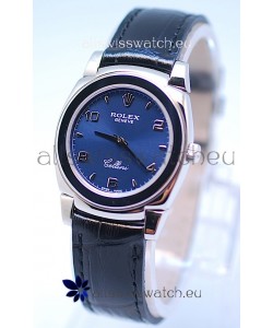 Rolex Cellini Cestello Ladies Swiss Watch All Blue