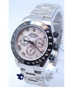 Rolex Project X Daytona Limited Edition Series II Cosmograph MonoBloc Cerachrom Swiss Watch in Pink Pearl Dial