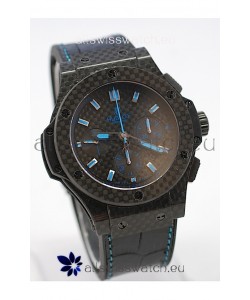Hublot Big Bang All Carbon Swiss Replica Watch in Blue