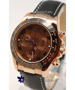 Rolex Daytona Monobloc Cerachrome Everose Swiss Watch - 1:1 Mirror Replica