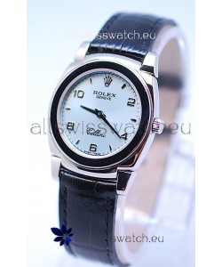 Rolex Cellini Cestello Ladies Swiss Replica Watch in Silver Dial