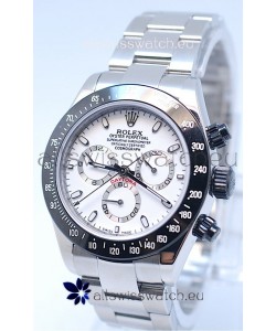 Rolex Project X Daytona Limited Edition Series II Cosmograph MonoBloc Cerachrom Swiss Watch in White Dial