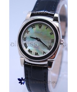 Rolex Cellini Cestello Ladies Swiss Watch in Green Pearl Face